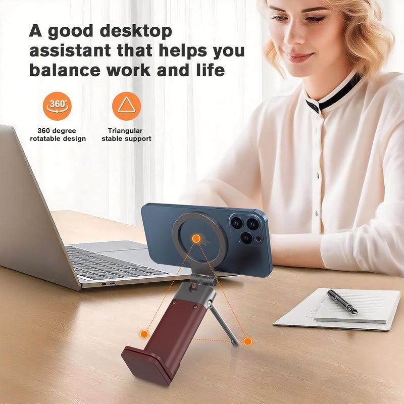 YAGHVEO Airplane Phone Holder Mount,360° Adjustable Hands-Free Mount,Flying Desk Home Long Flight Must Haves Accessories,for iPhone 17 16 15 14 Pro Max - Image 4